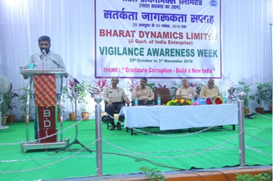 बी डी एल में स्वयच्छज भारत पखवाड़ा मनाया गया